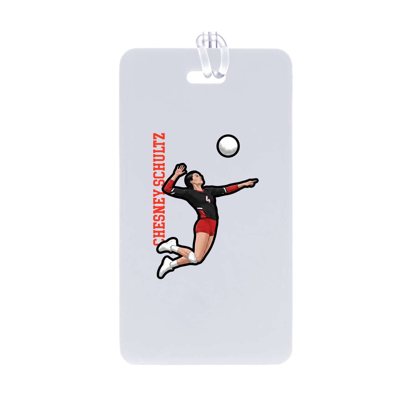 Bag Tag — Name Vertical in Classic