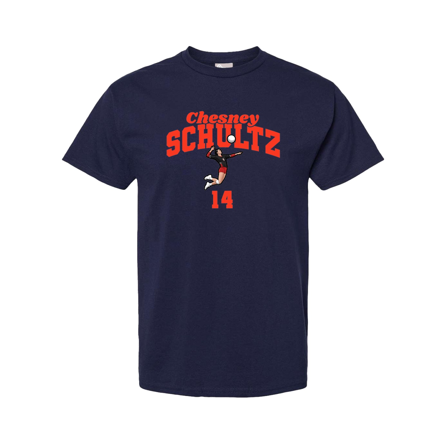 Tee — Signature Arch in Navy