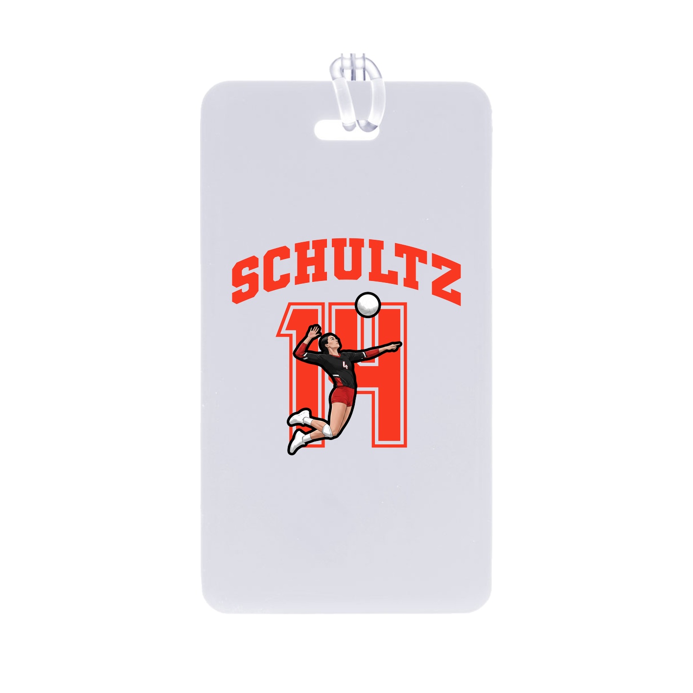 Bag Tag — Number in Classic