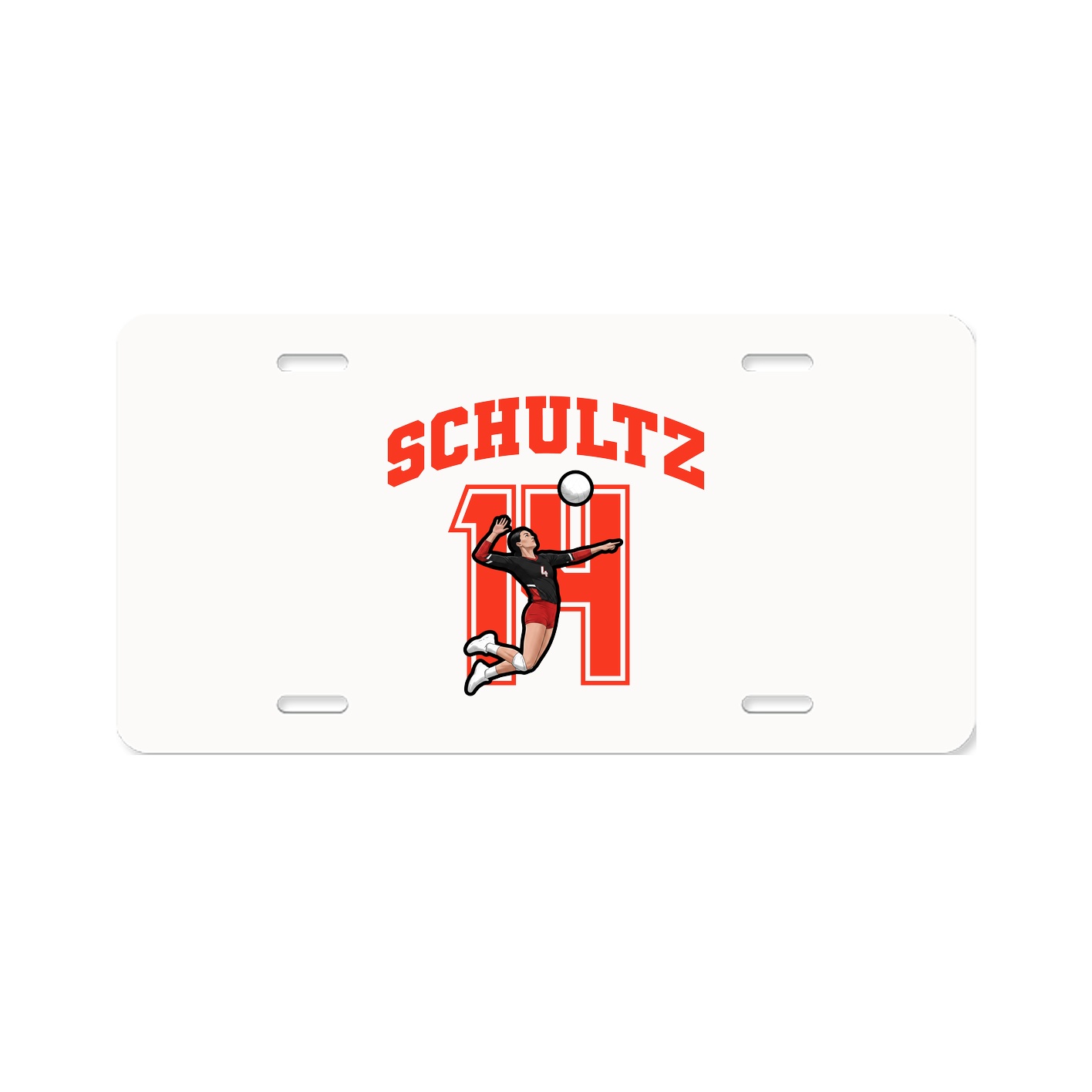 License Plate — Number in Classic