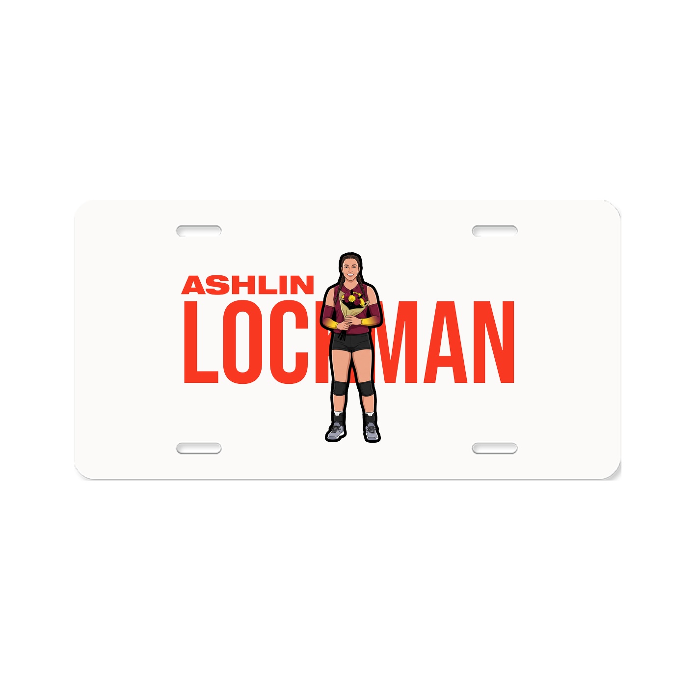 License Plate — Player Name in Classic