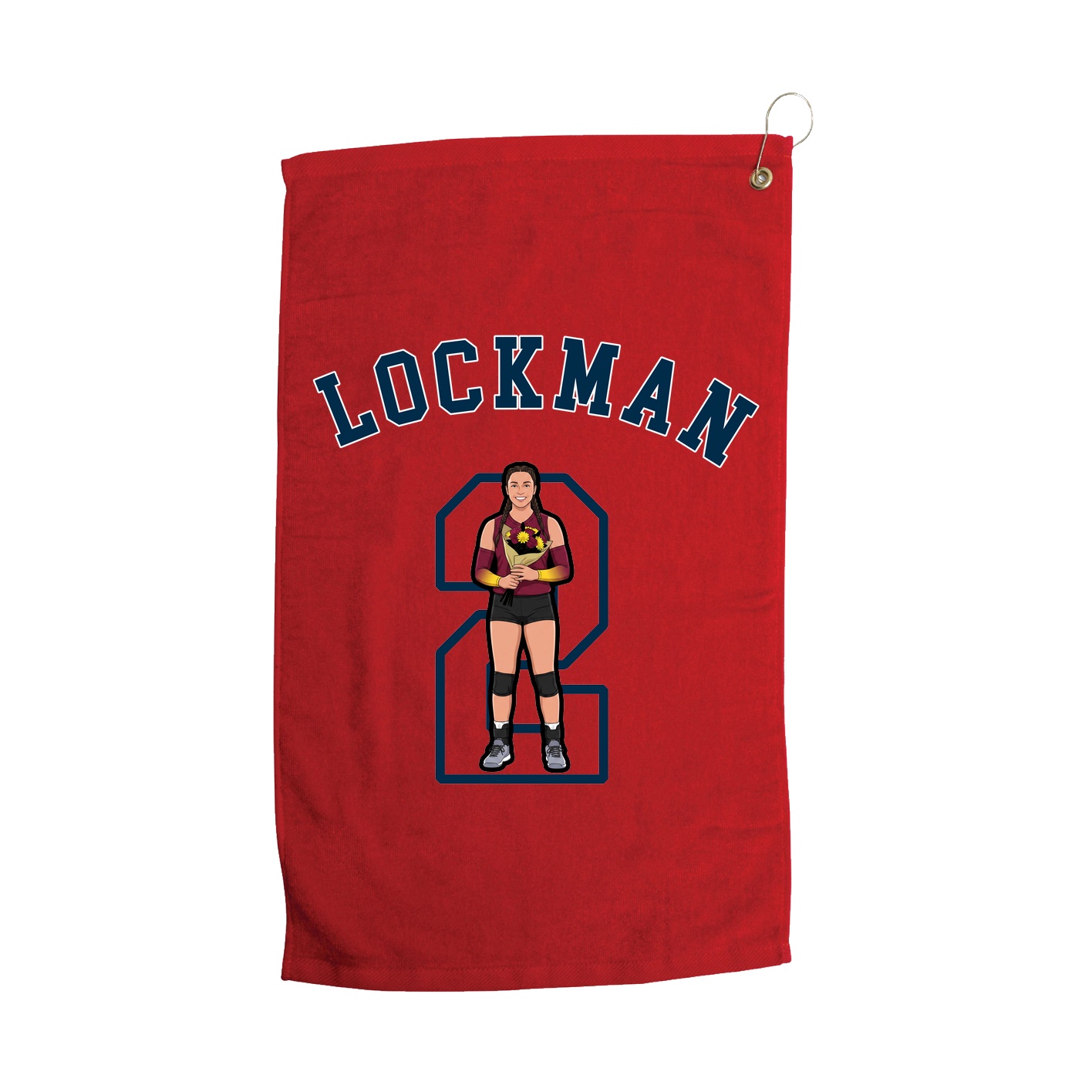 Golf Towel — Shirsey Arch in Red