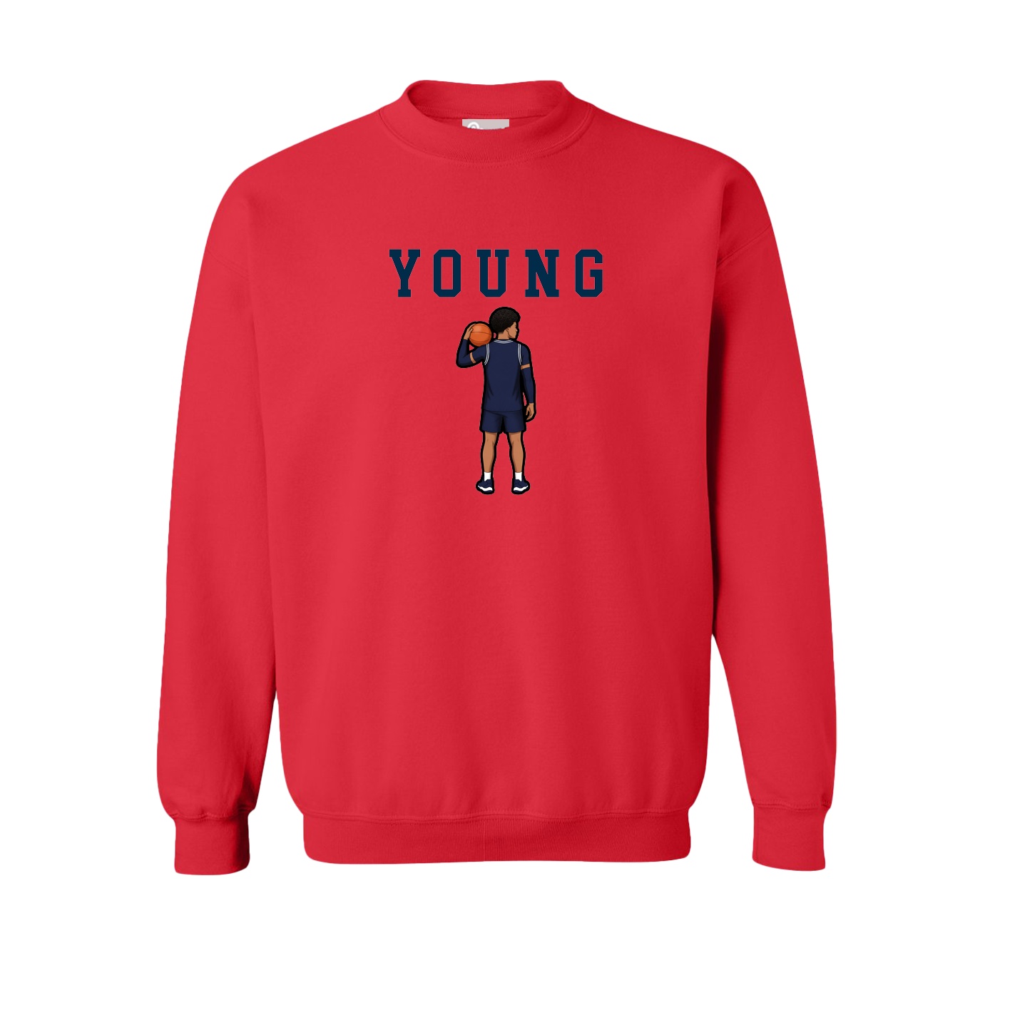Fleece Crew — Shirsey in Red