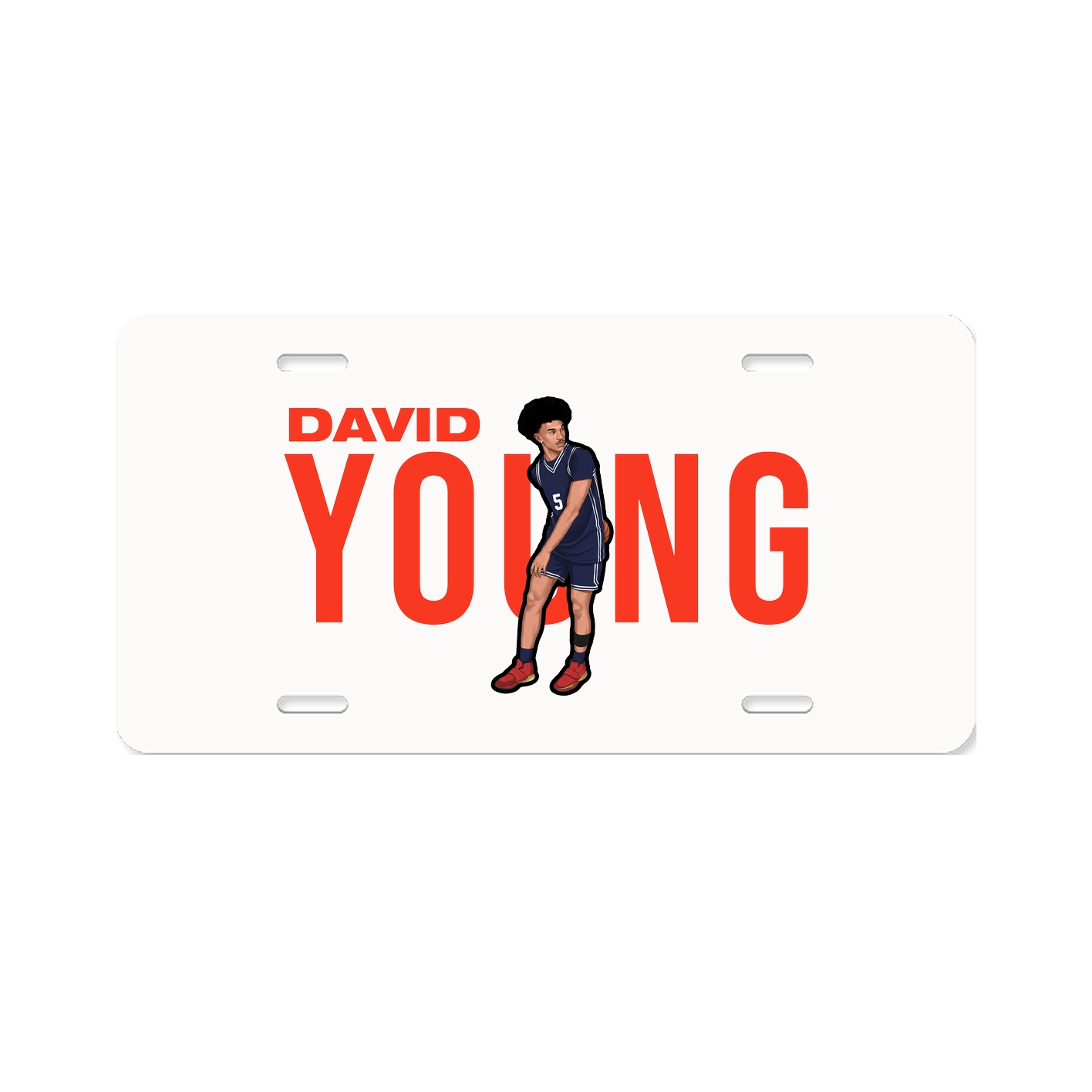 License Plate — Player Name in Classic