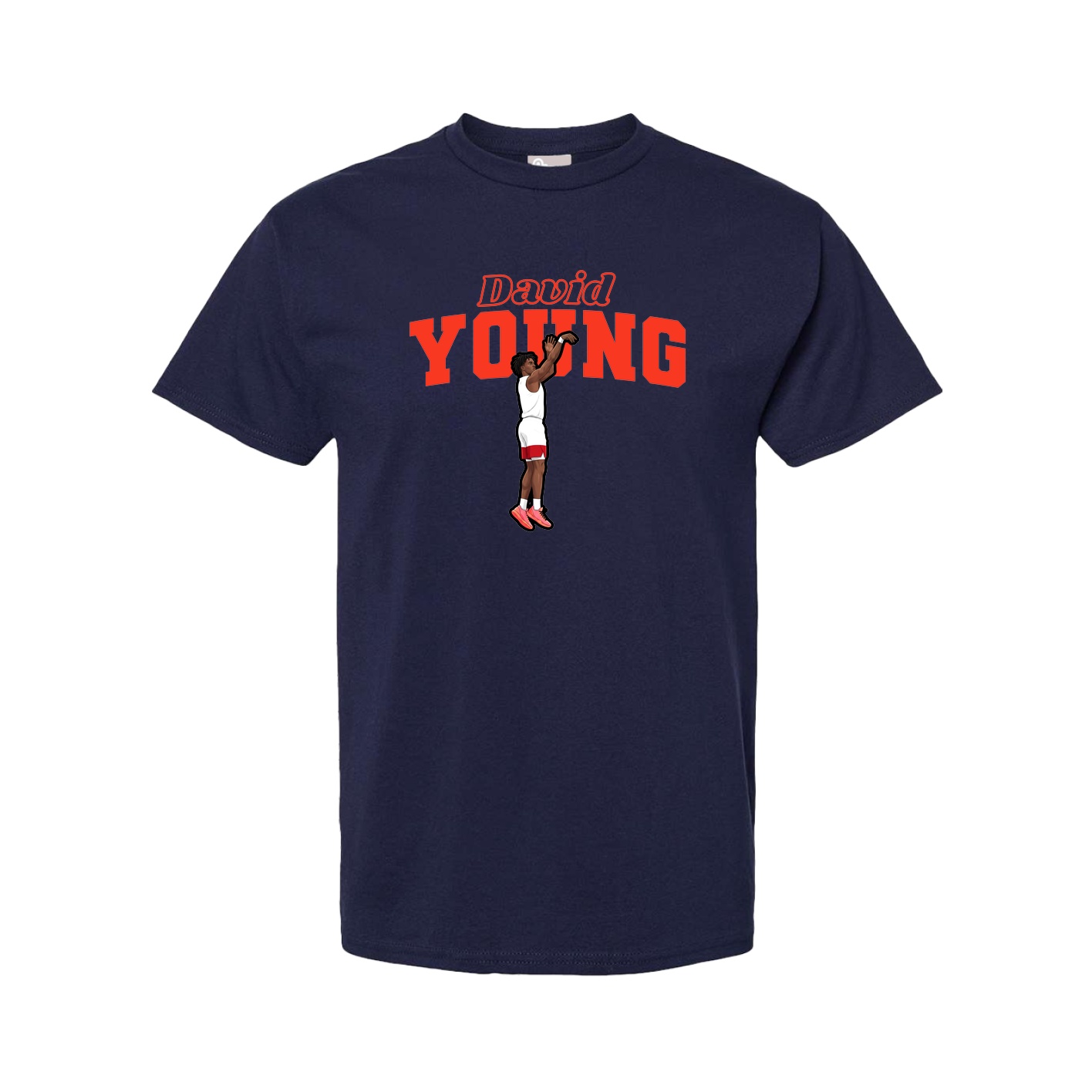 Tee — Name Arch in Navy