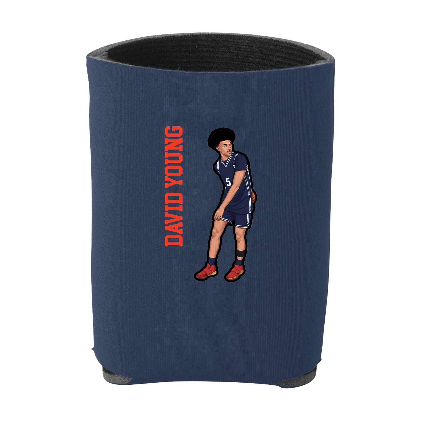 Can Holder — Name Vertical in Navy
