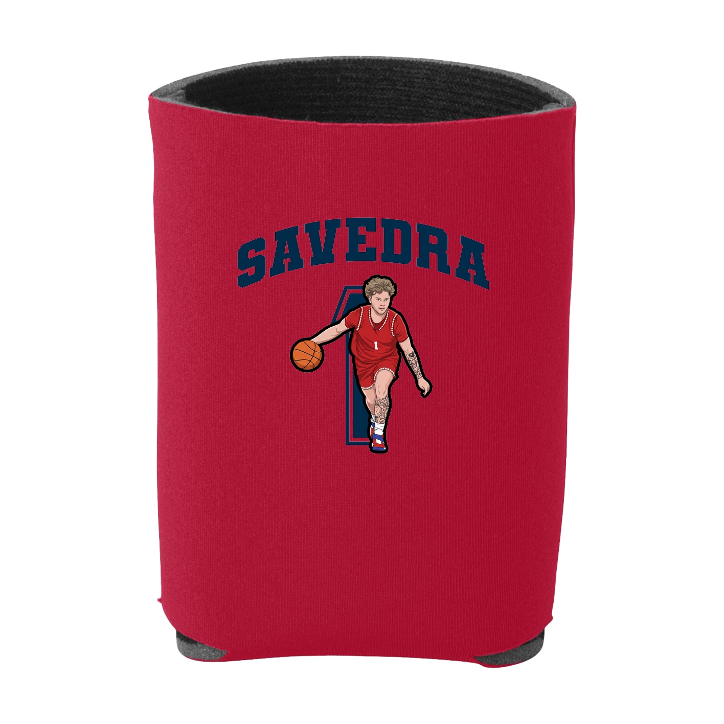 Can Holder — Number in Red