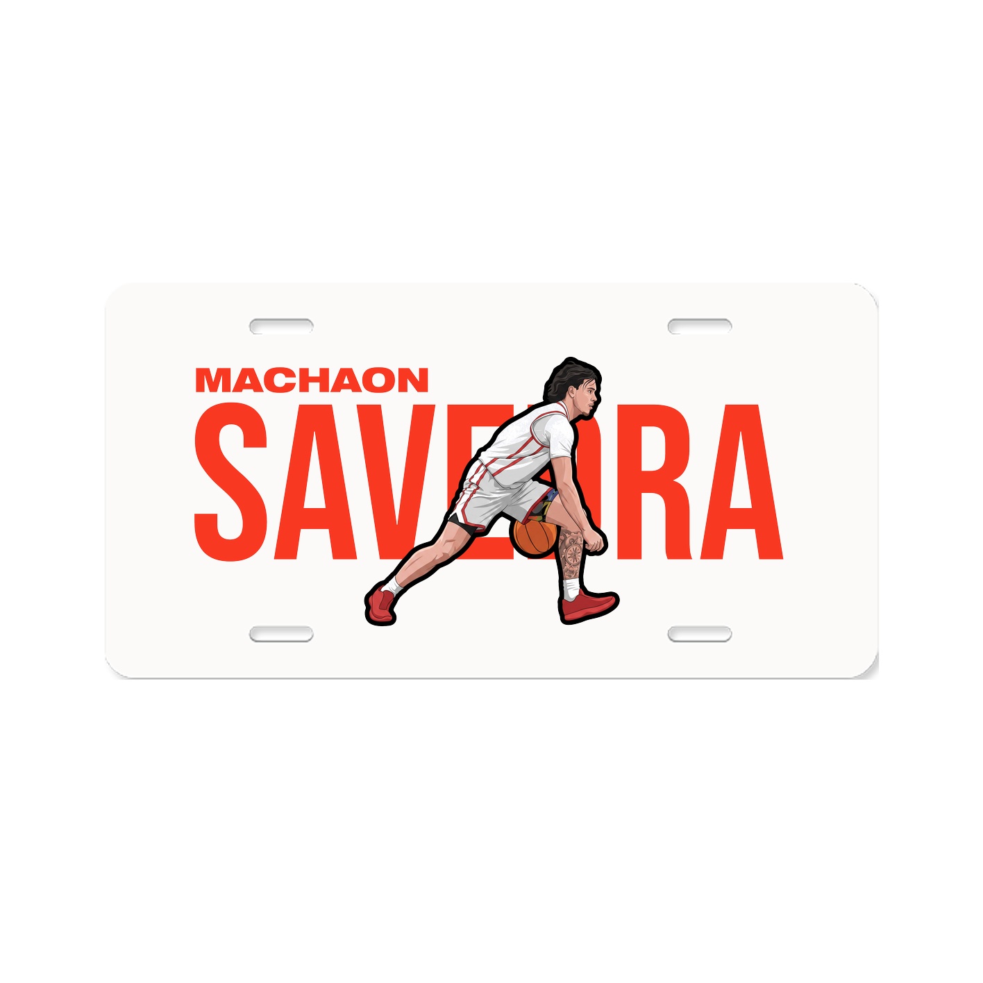 License Plate — Player Name in Classic