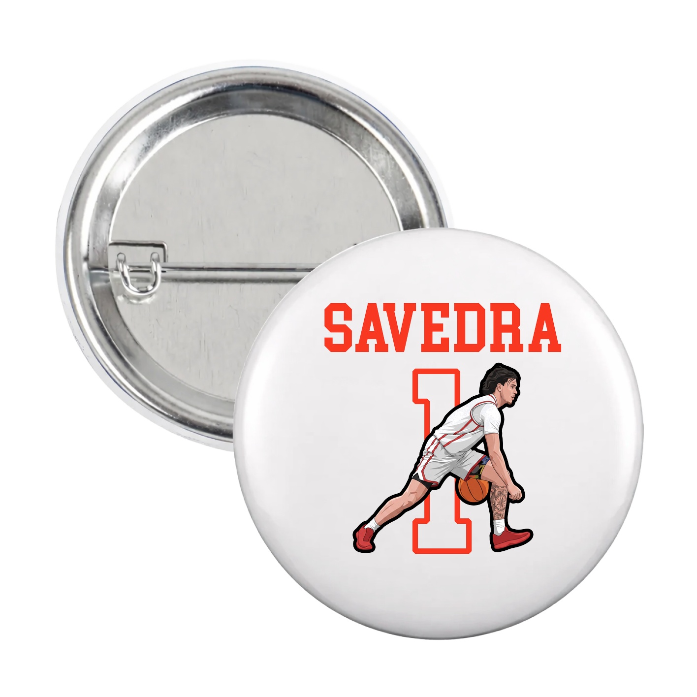Game Day Button — Shirsey in White