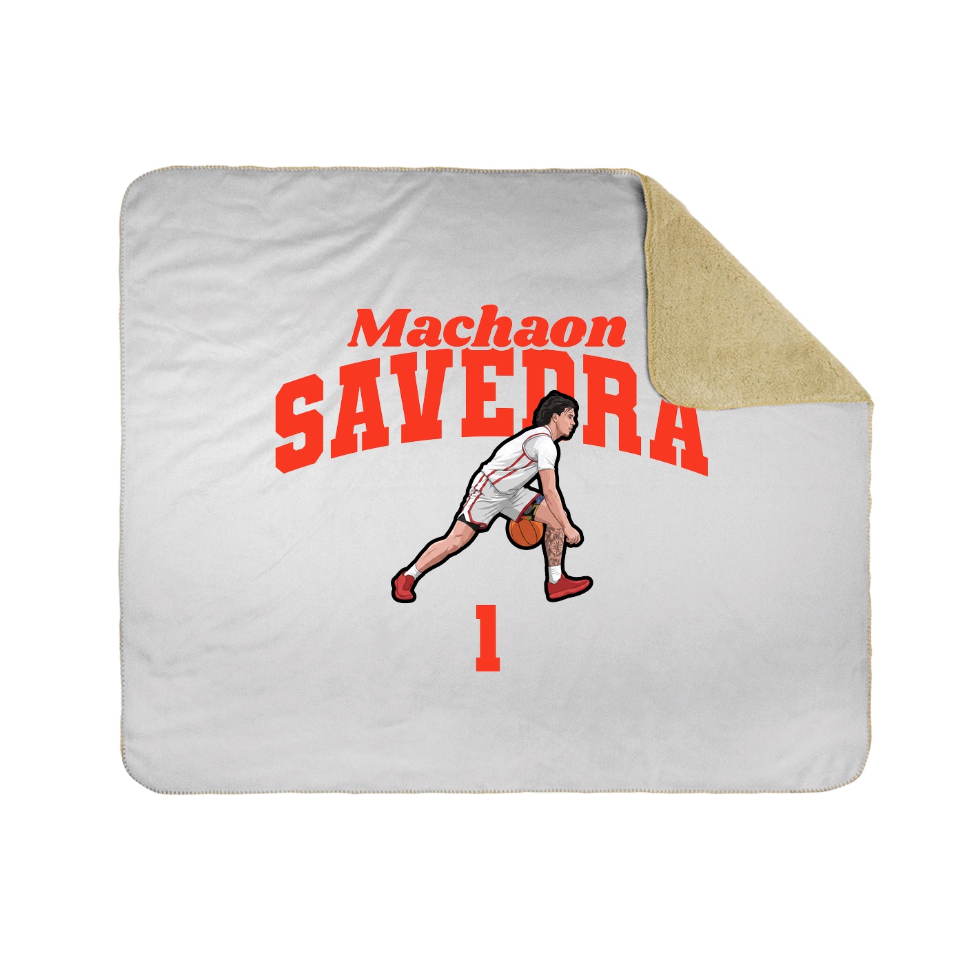 Throw Blanket — Signature Arch in White