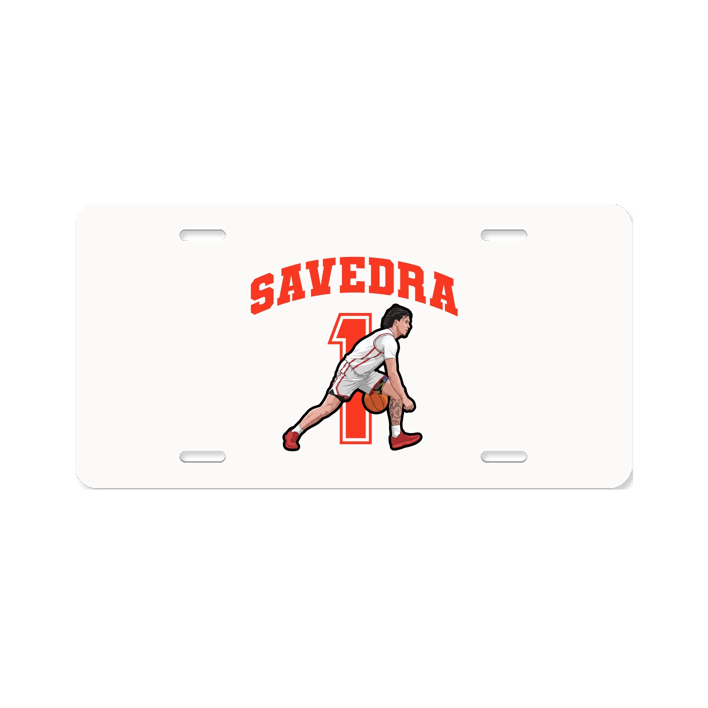 License Plate — Number in Classic