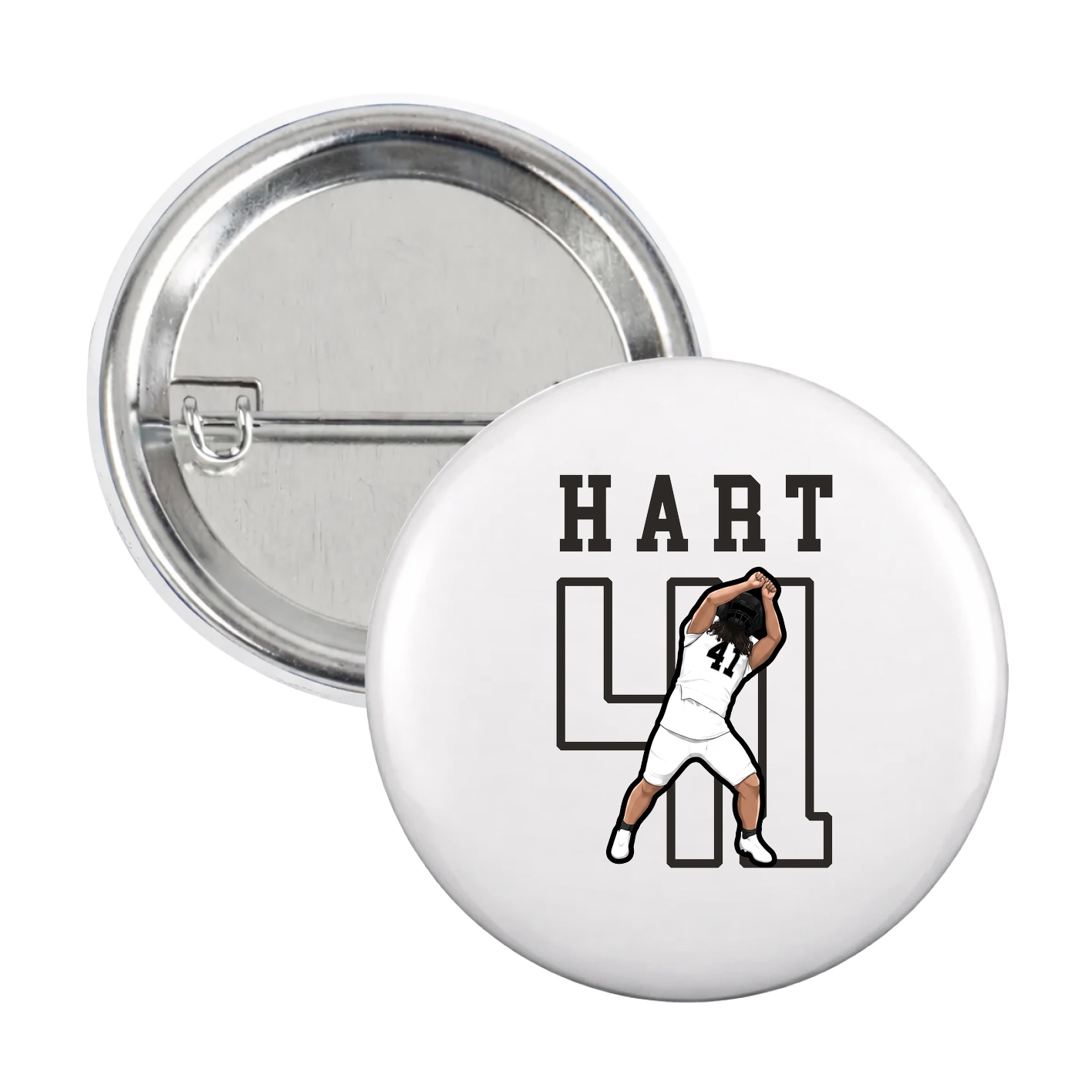 Game Day Button — Shirsey in White