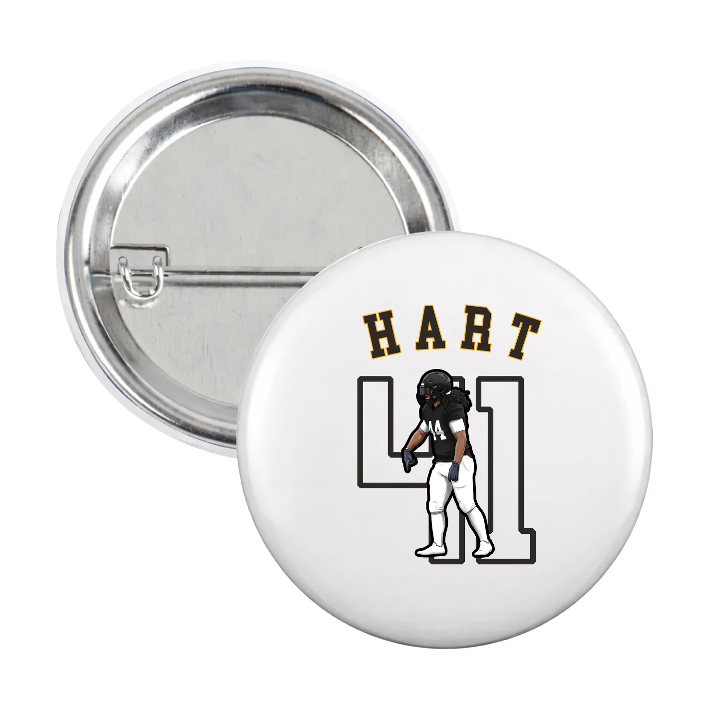 Game Day Button — Shirsey Arch in White