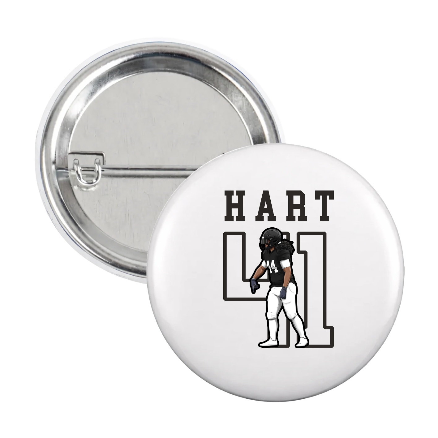 Game Day Button — Shirsey in White