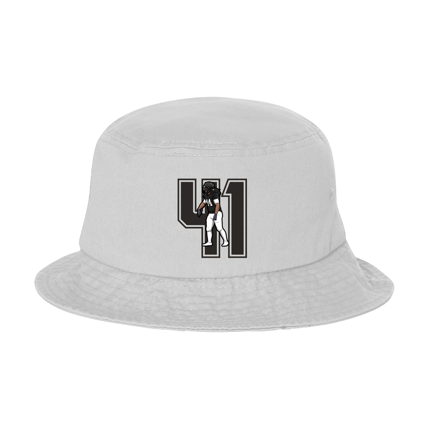 Bucket Cap — Number in White