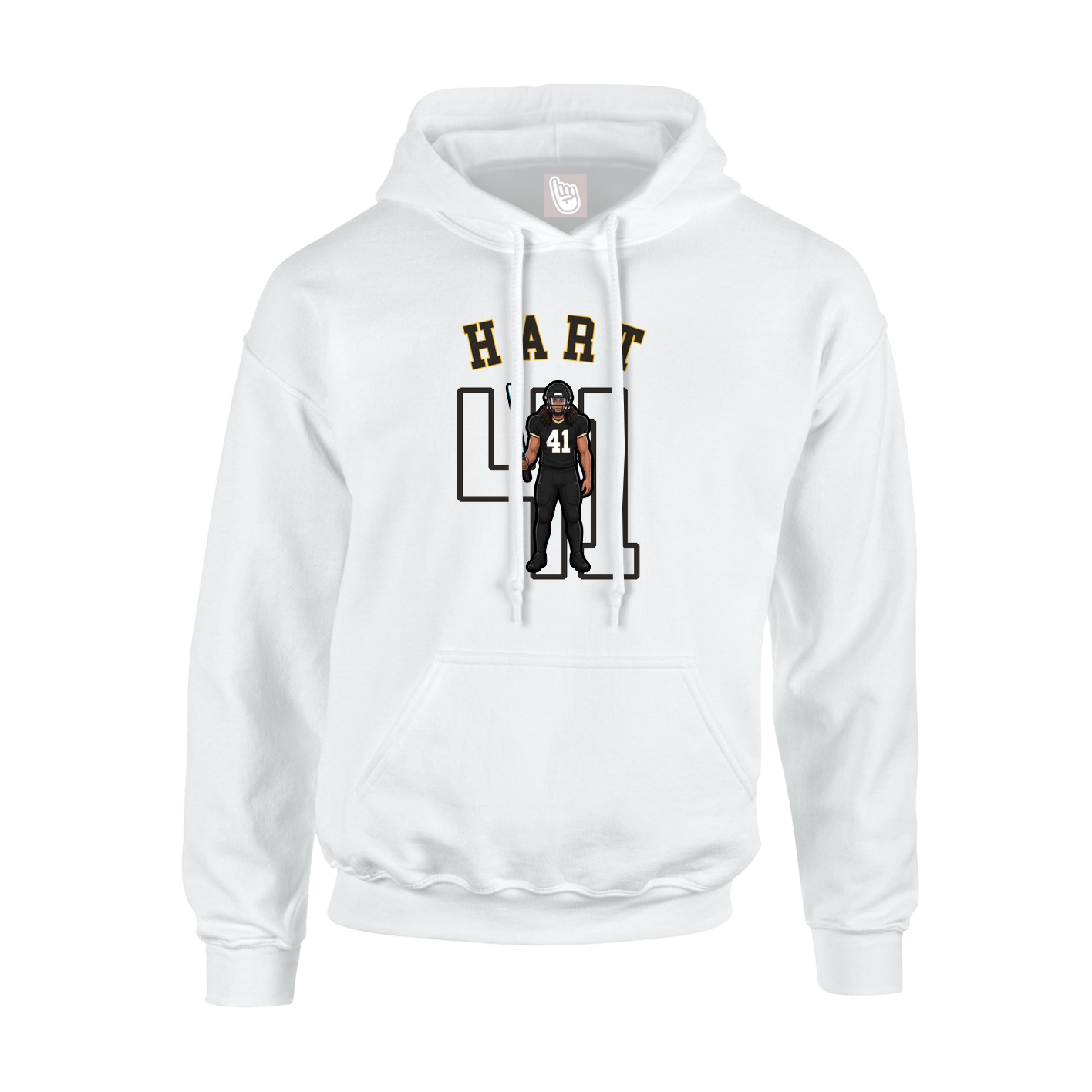 Hoodie — Shirsey Arch in White