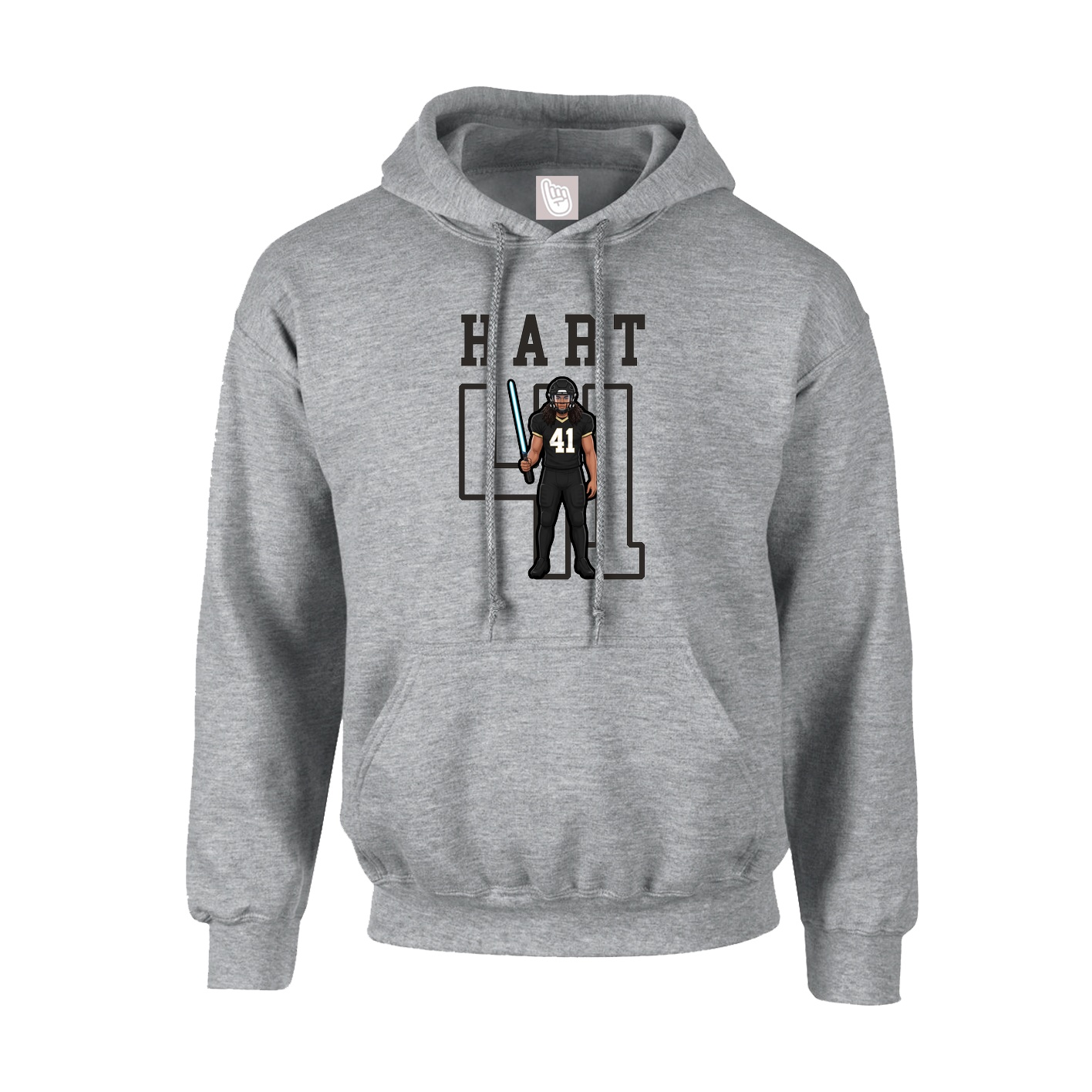 Hoodie — Shirsey in Grey