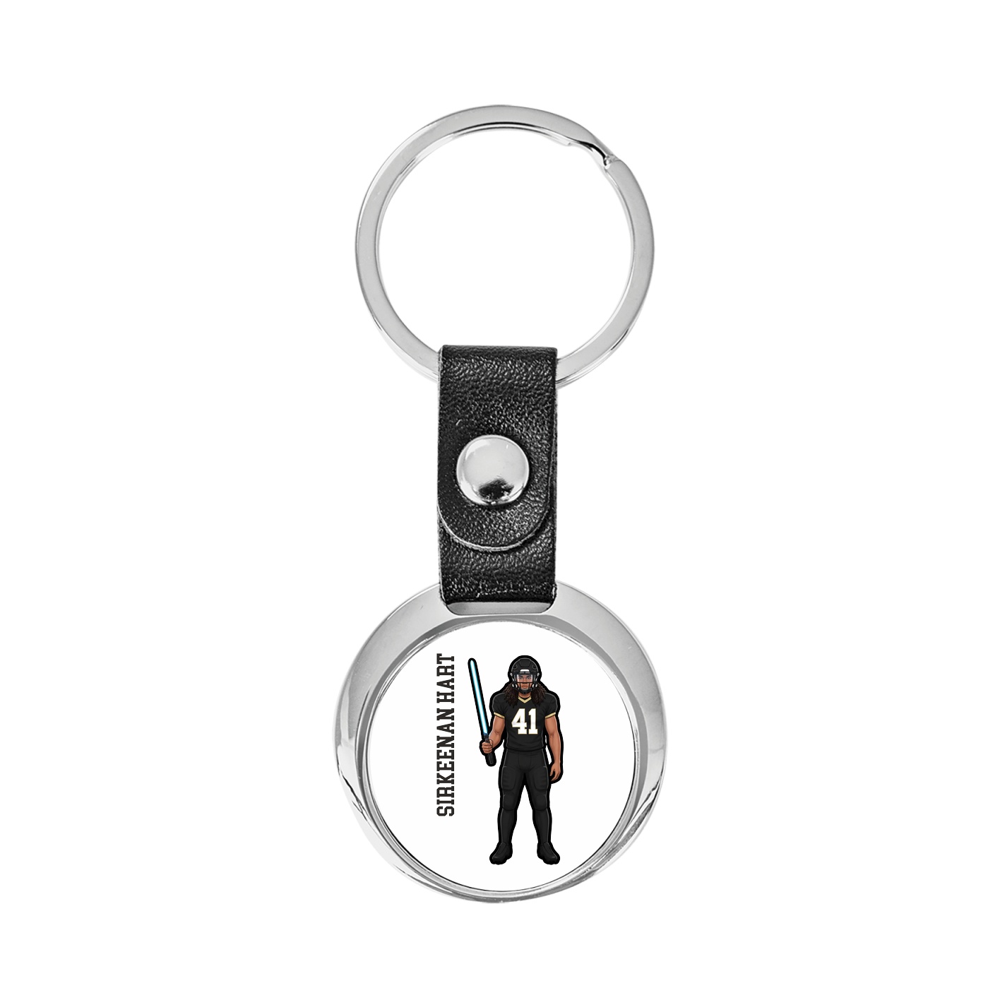 Key Chain — Name Vertical in Classic