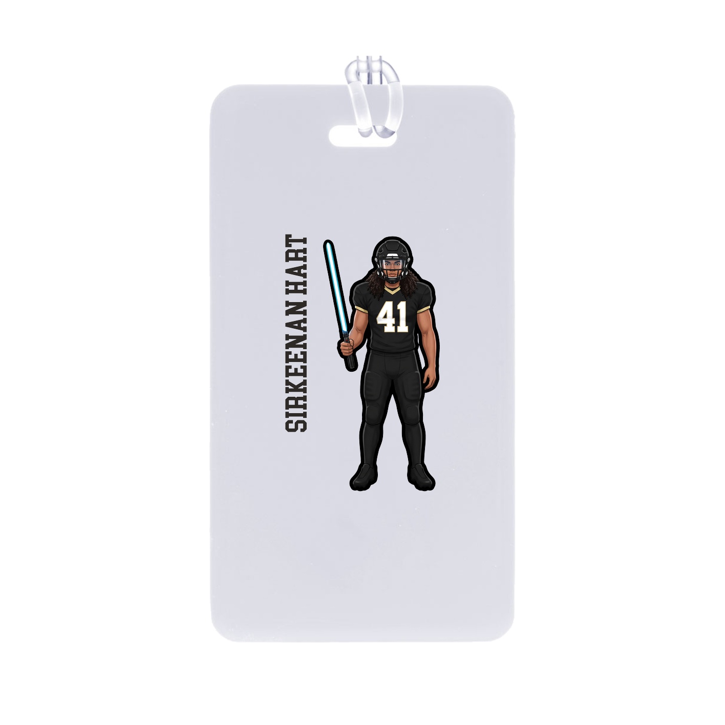Bag Tag — Name Vertical in Classic