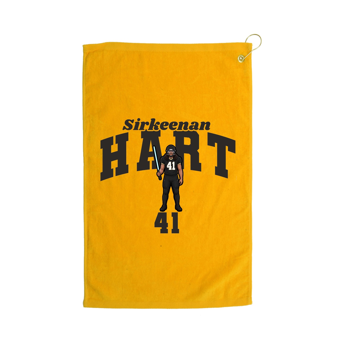 Golf Towel — Signature Arch in Gold