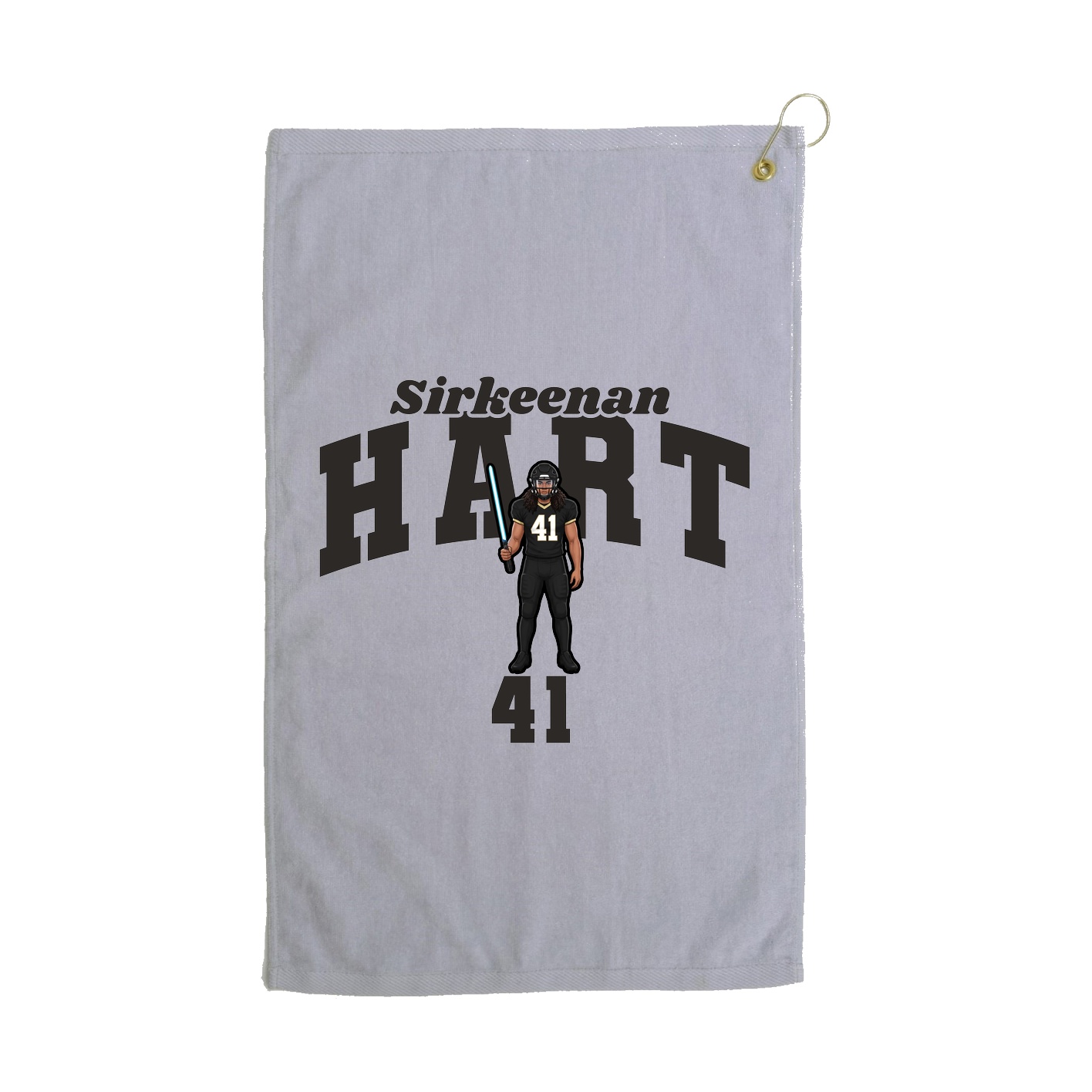 Golf Towel — Signature Arch in Grey