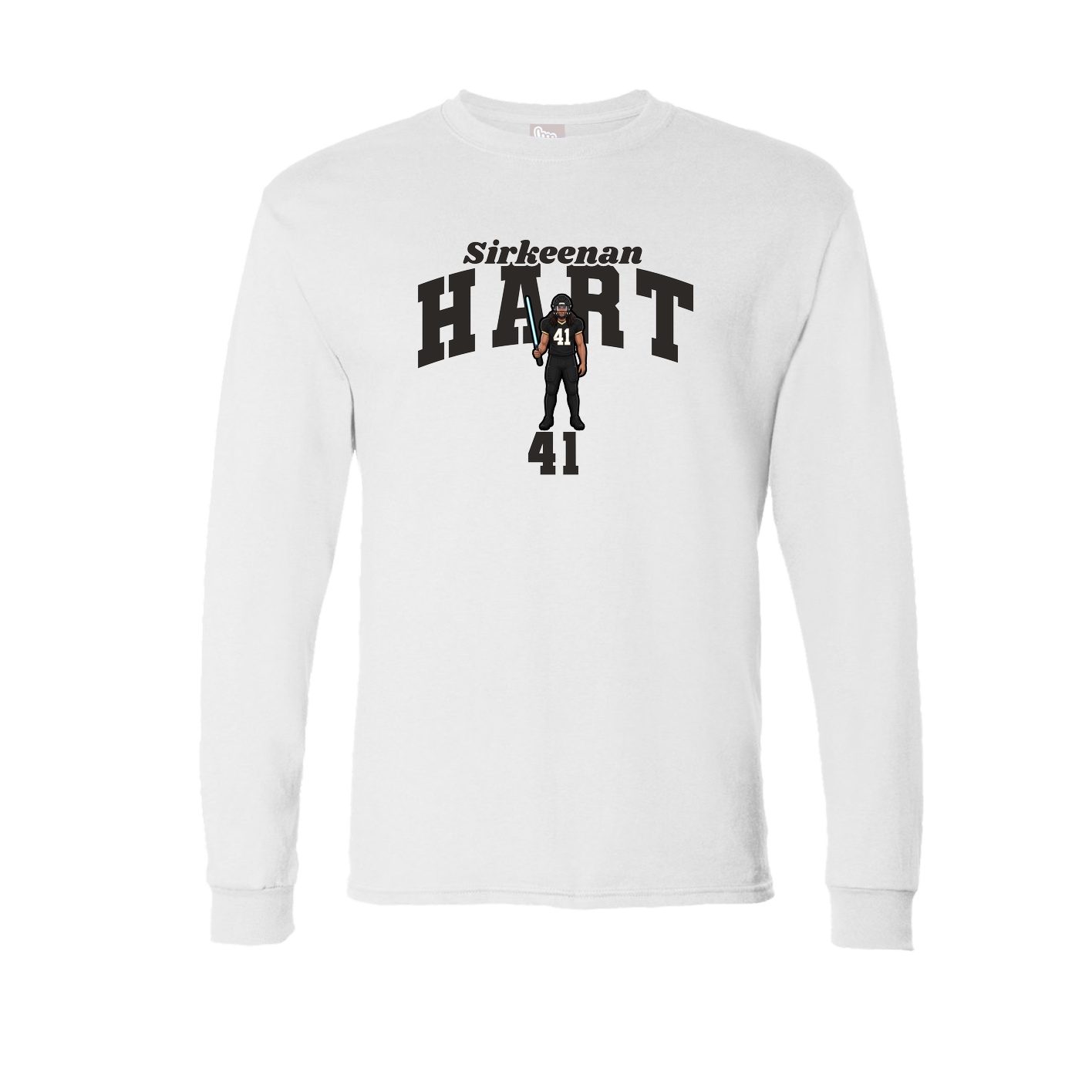 Long Sleeve Tee — Signature Arch in White