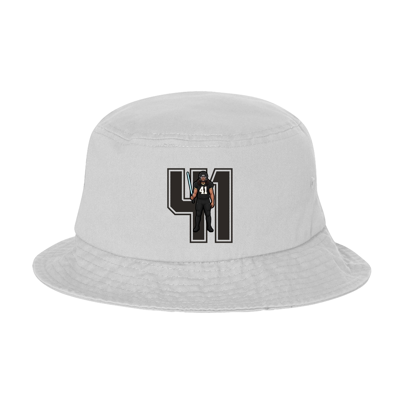 Bucket Cap — Number in White