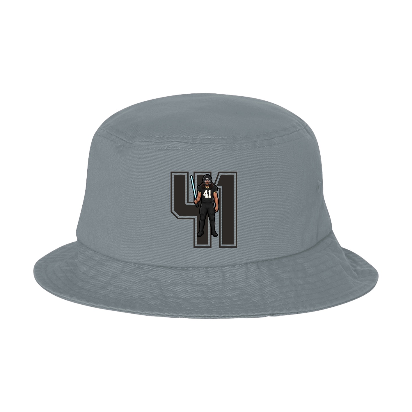 Bucket Cap — Number in Grey