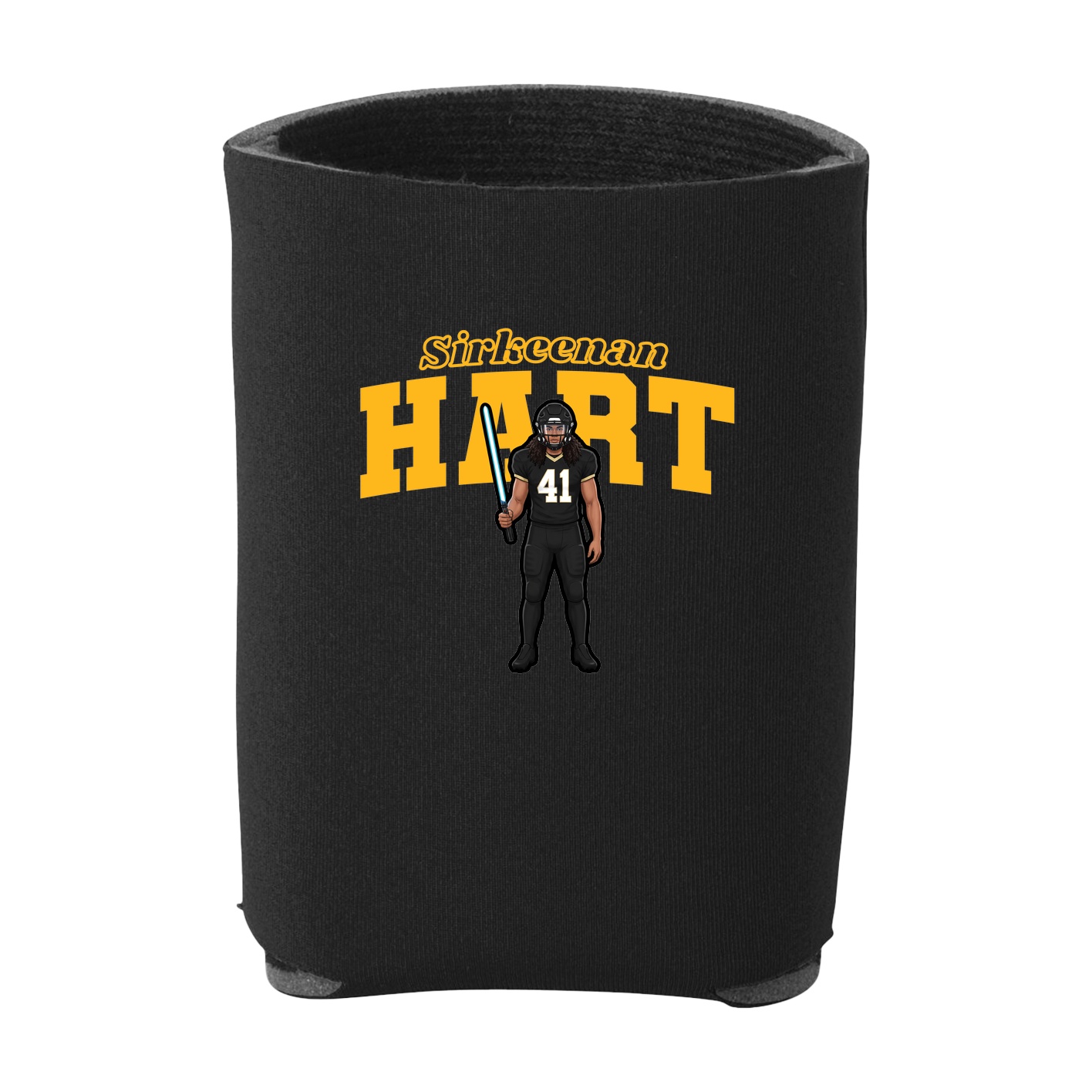 Can Holder — Name Arch in Black