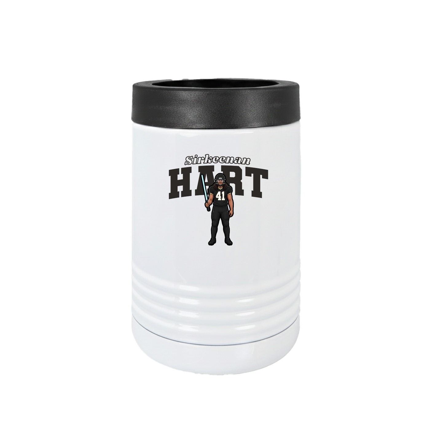 Beverage Holder — Name Arch in White