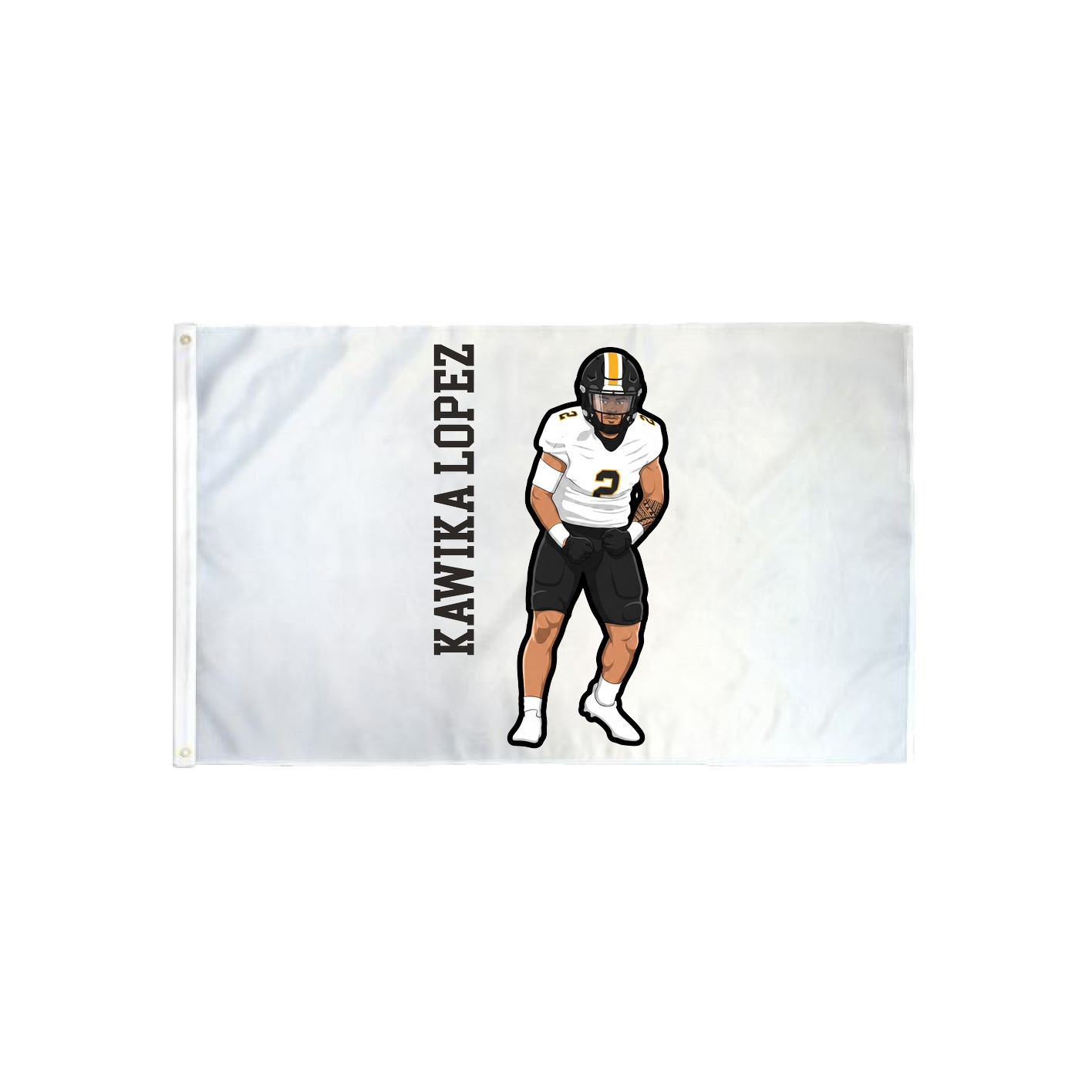 3x5 Flag — Name Vertical in Classic
