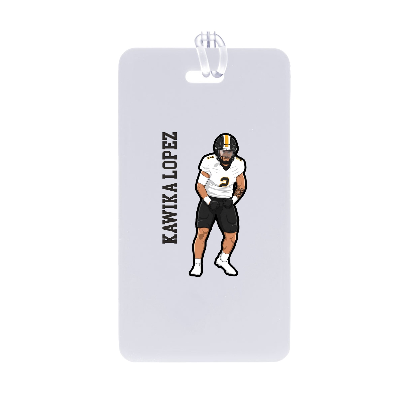 Bag Tag — Name Vertical in Classic