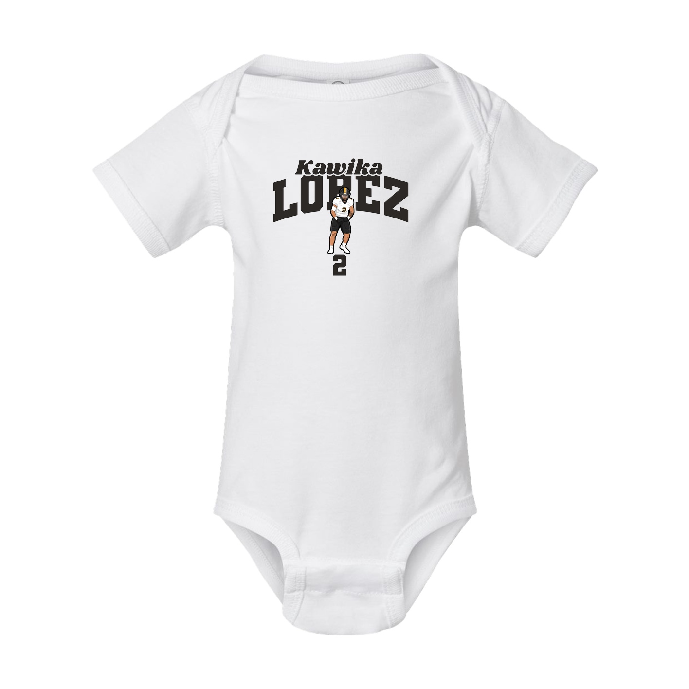 Baby Onesie — Signature Arch in White