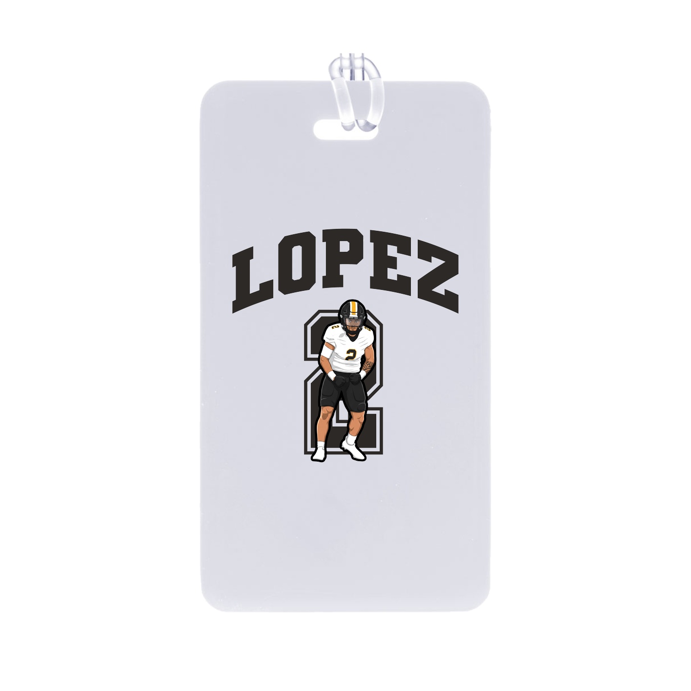 Bag Tag — Number in Classic
