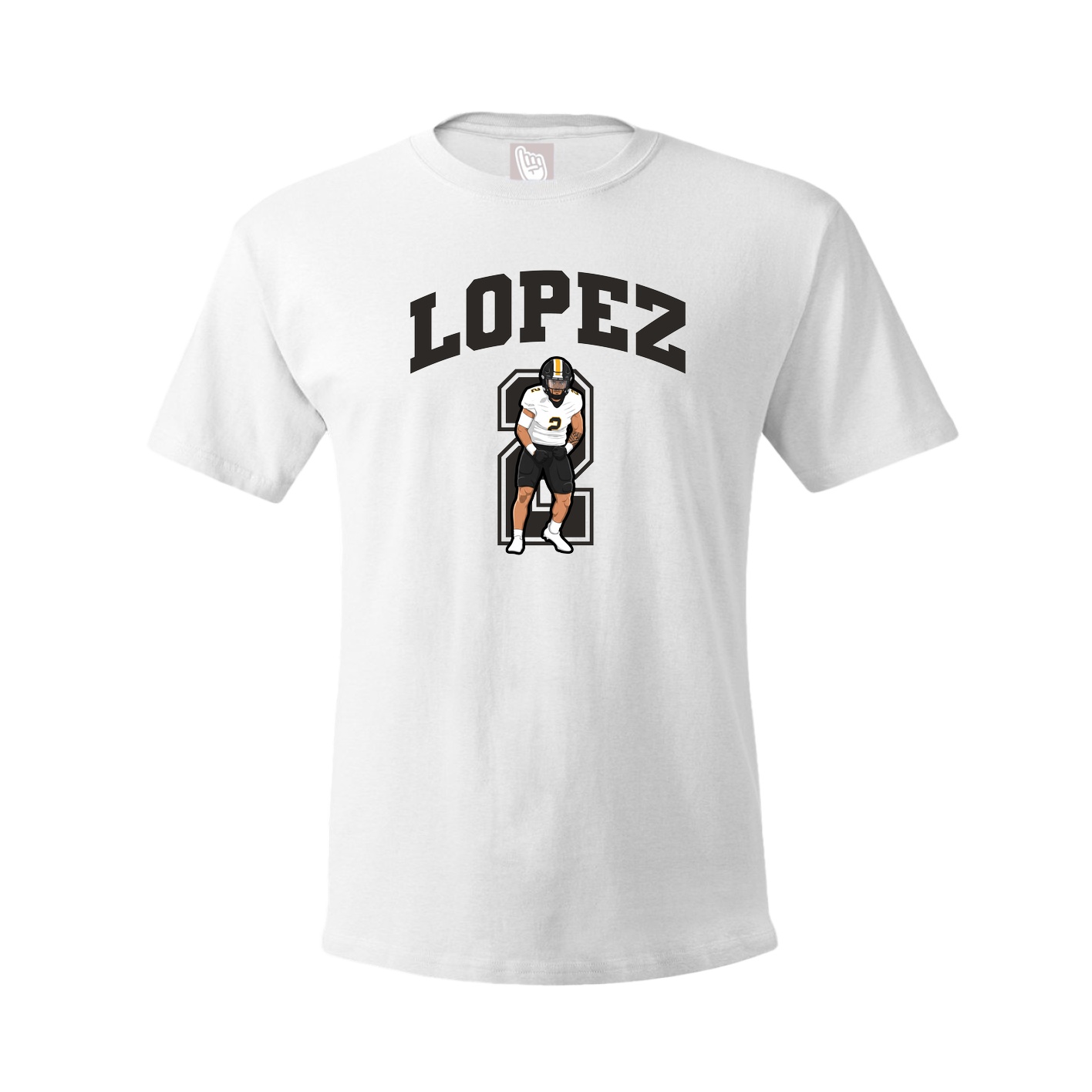 Tee — Number in White