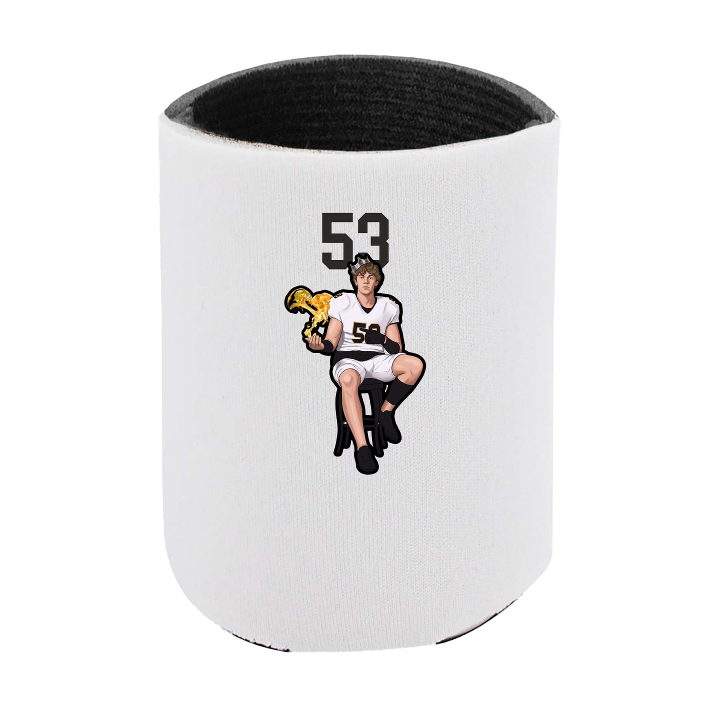 Can Holder — Number Top in White