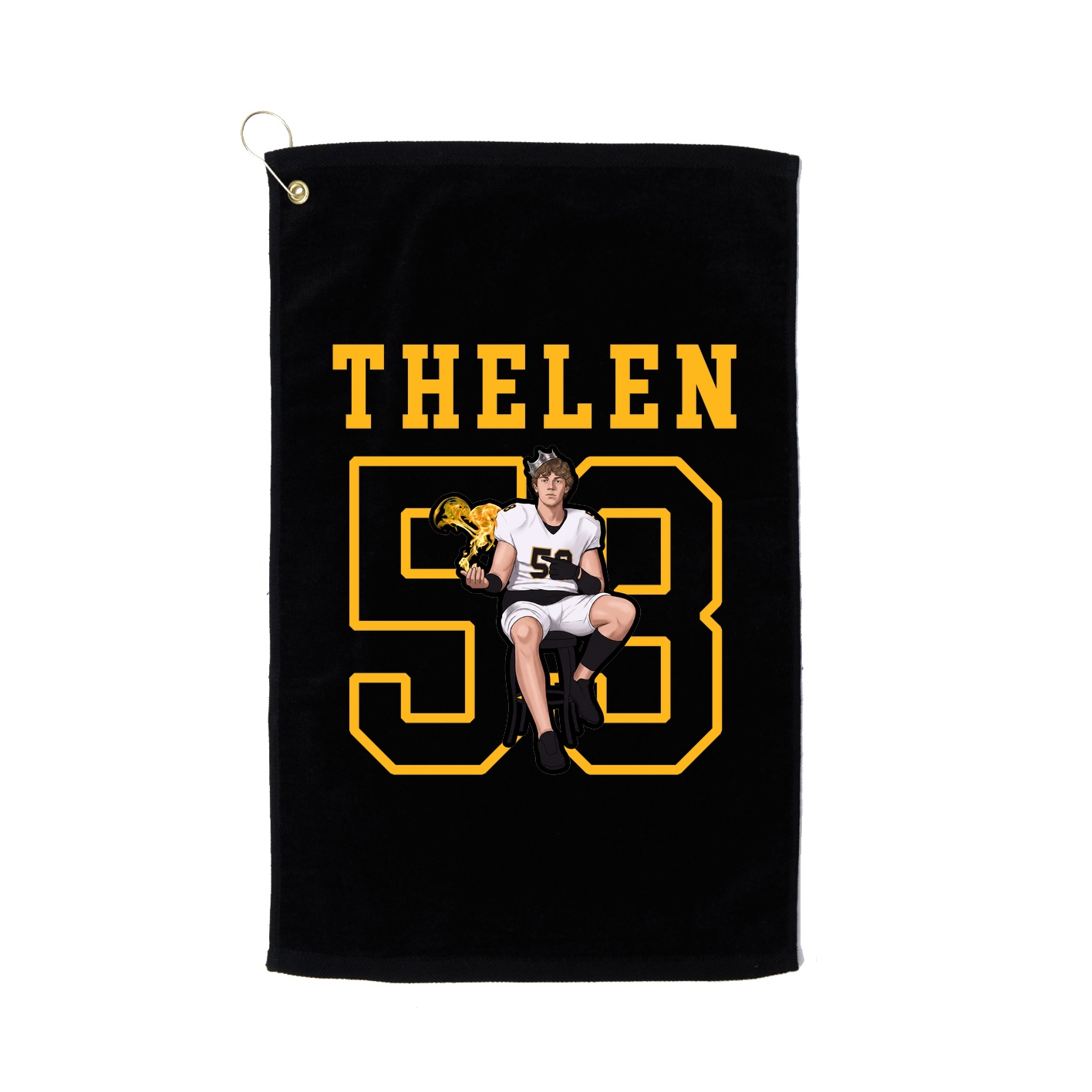 Golf Towel — Shirsey in Black