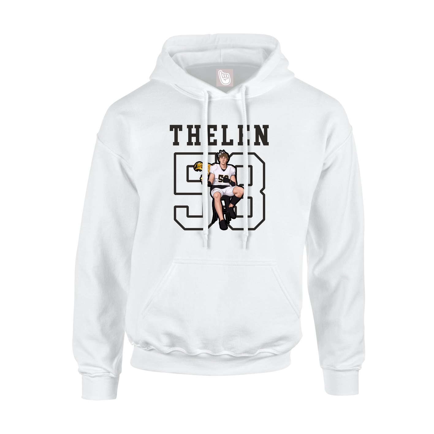 Youth Hoodie — Shirsey in White