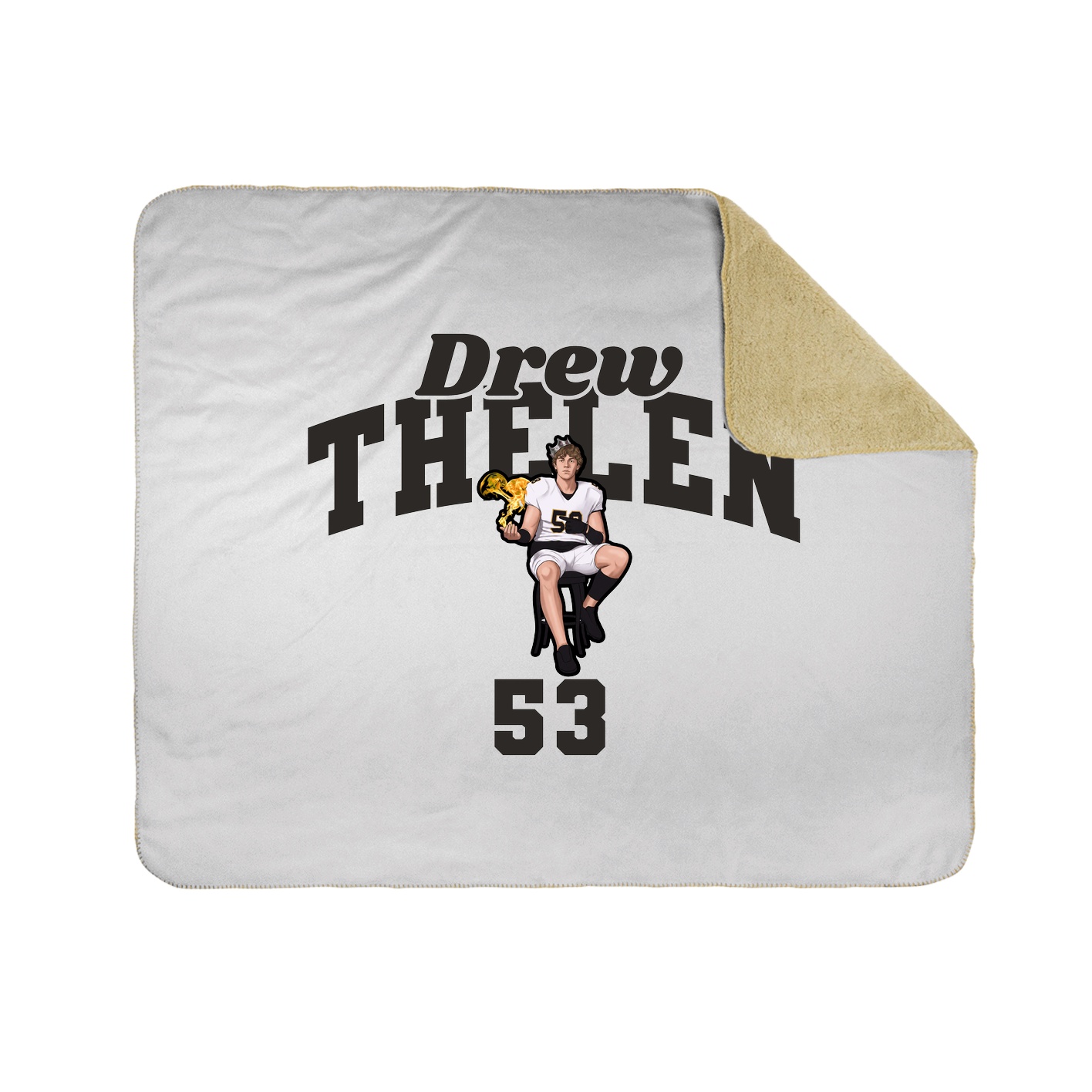 Throw Blanket — Signature Arch in White