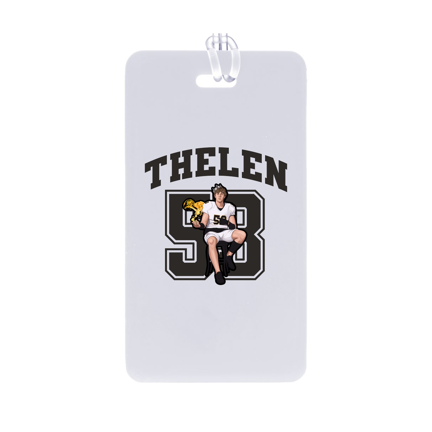 Bag Tag — Number in Classic