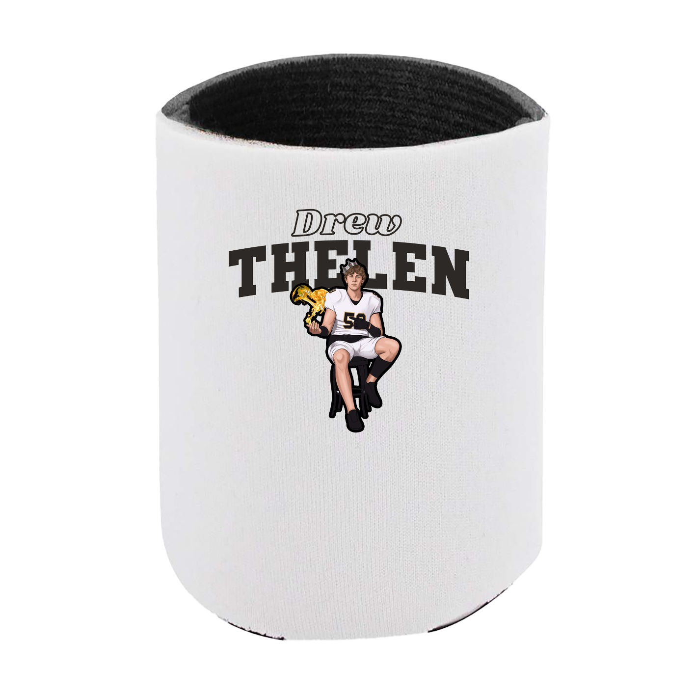 Can Holder — Name Arch in White