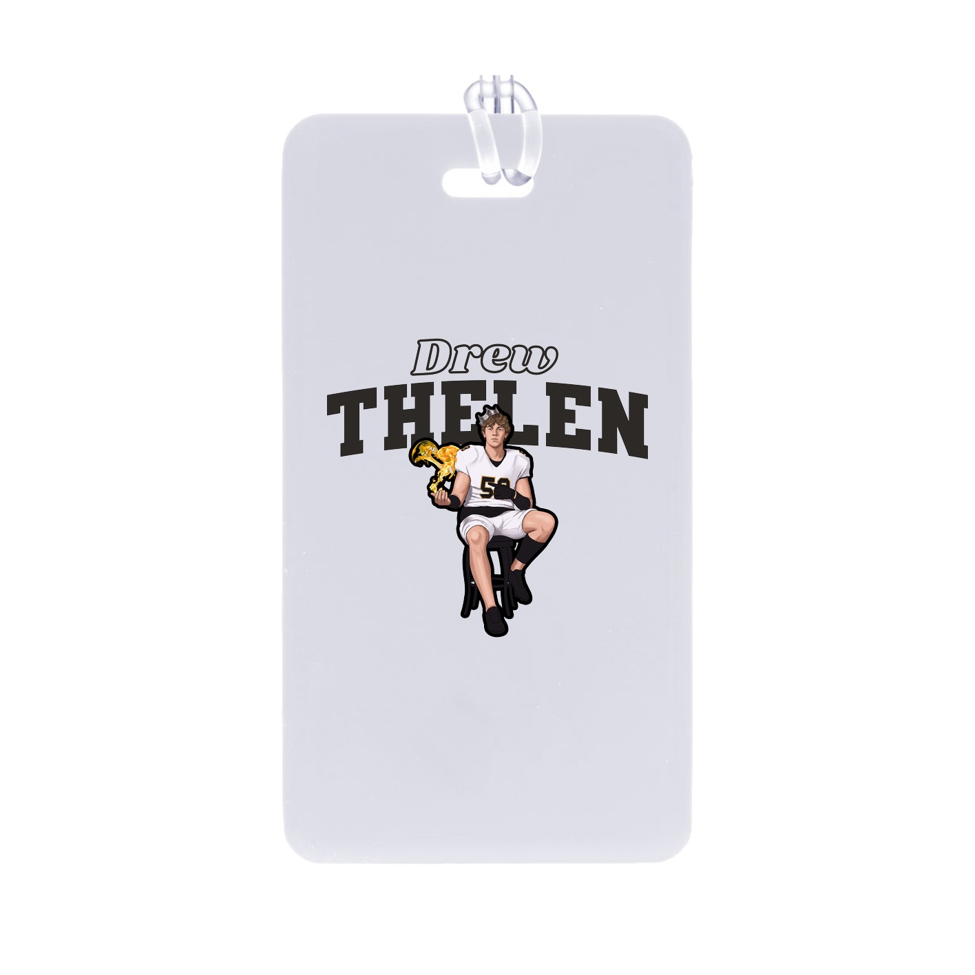 Bag Tag — Name Arch in Classic