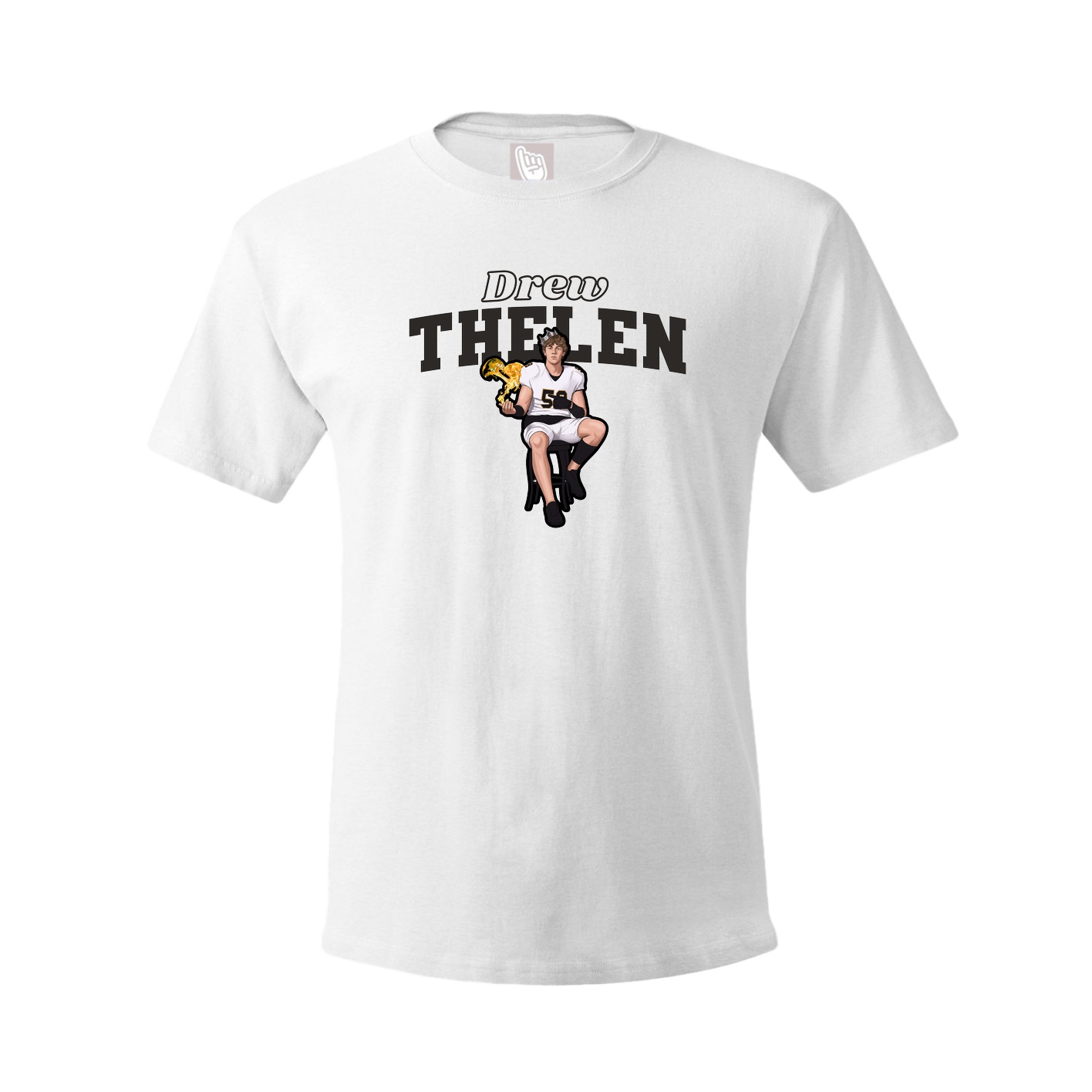 Tee — Name Arch in White