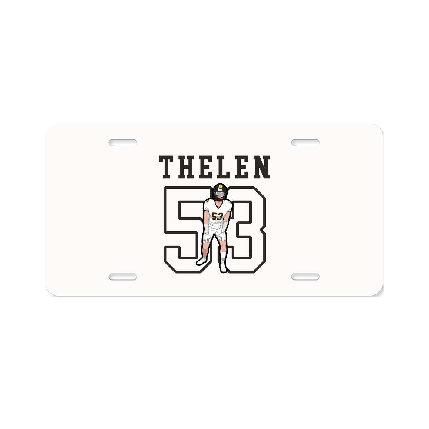License Plate — Shirsey in Classic