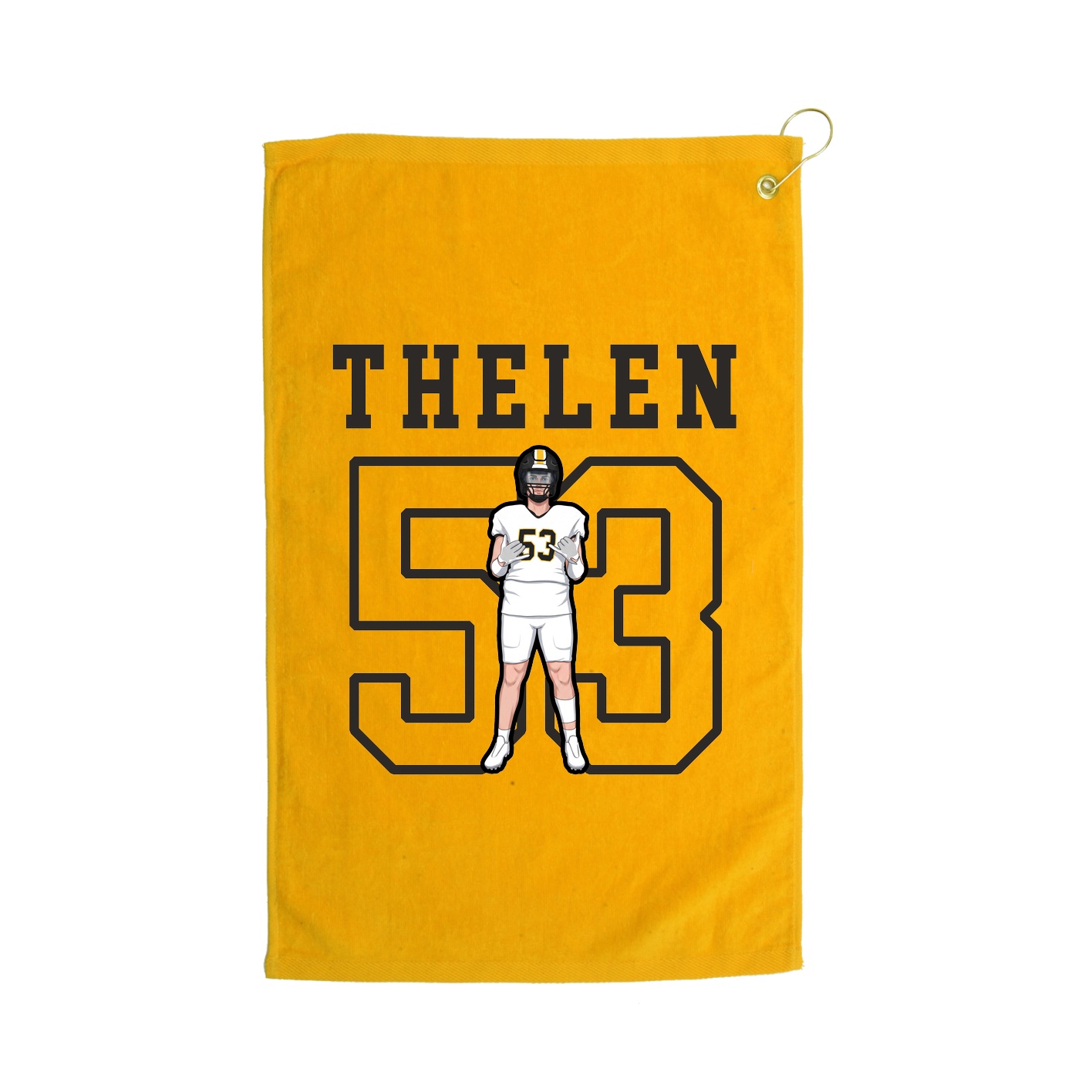Golf Towel — Shirsey in Gold