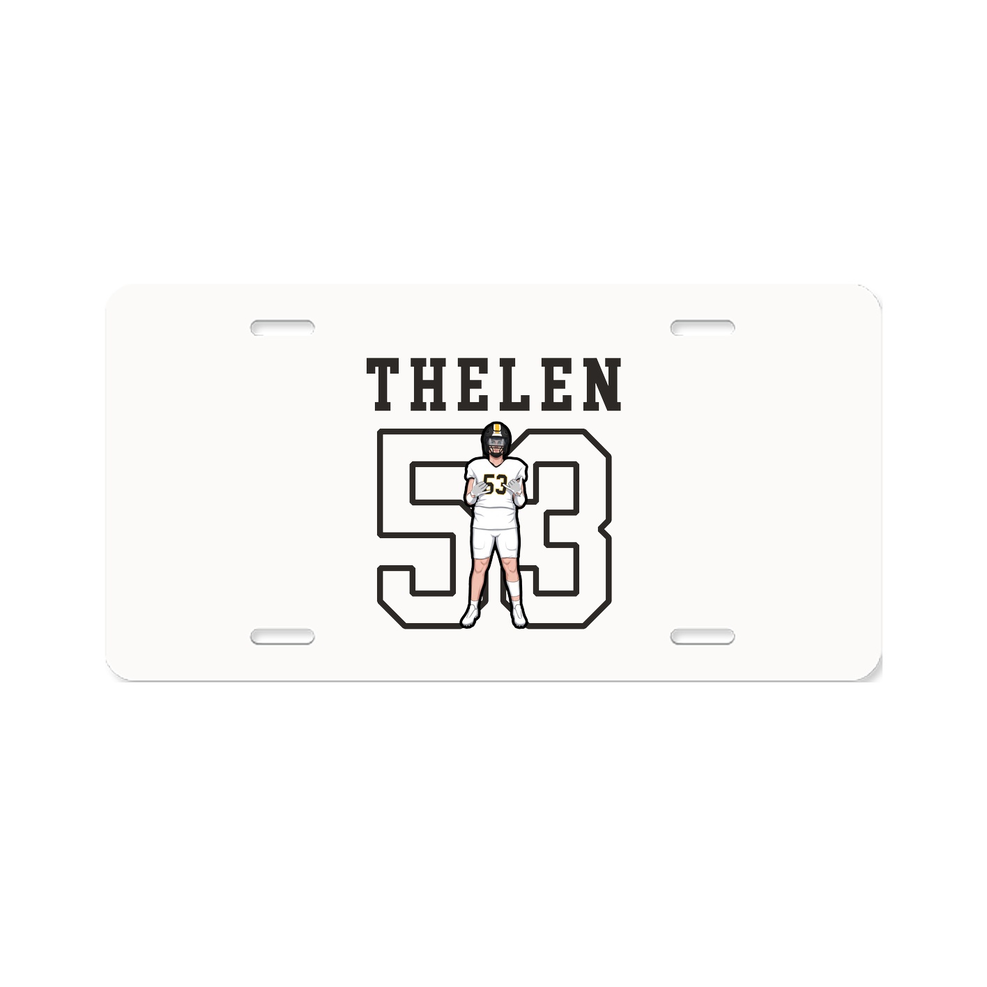 License Plate — Shirsey in Classic