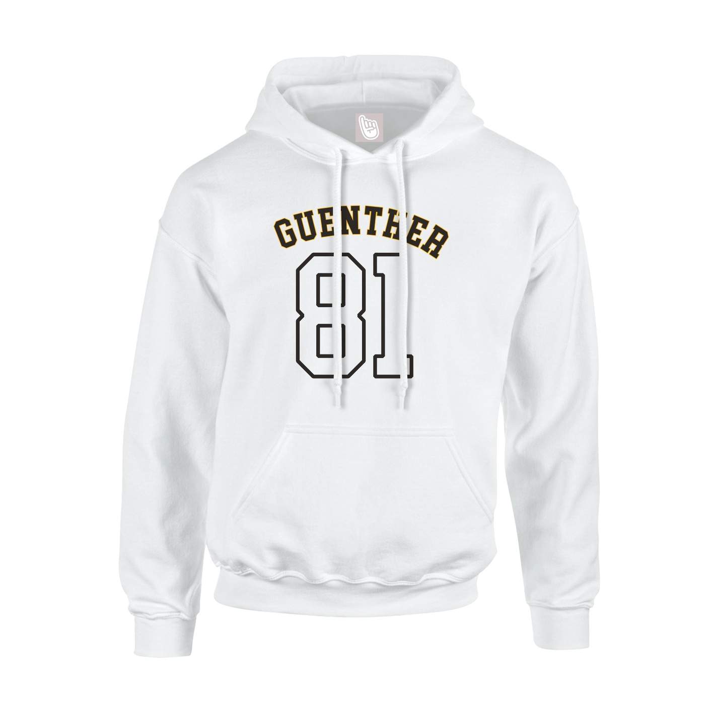 Hoodie — Shirsey Arch in White