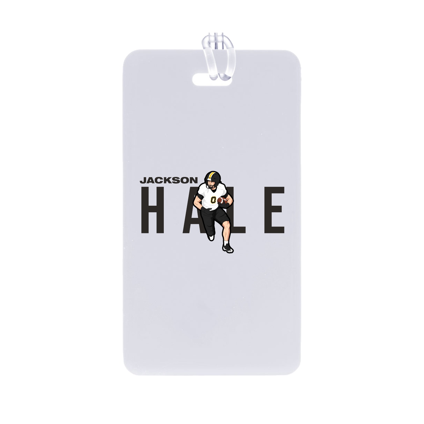Bag Tag — Player Name in Classic
