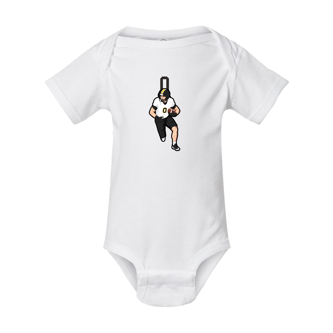 Baby Onesie — Number Top in White