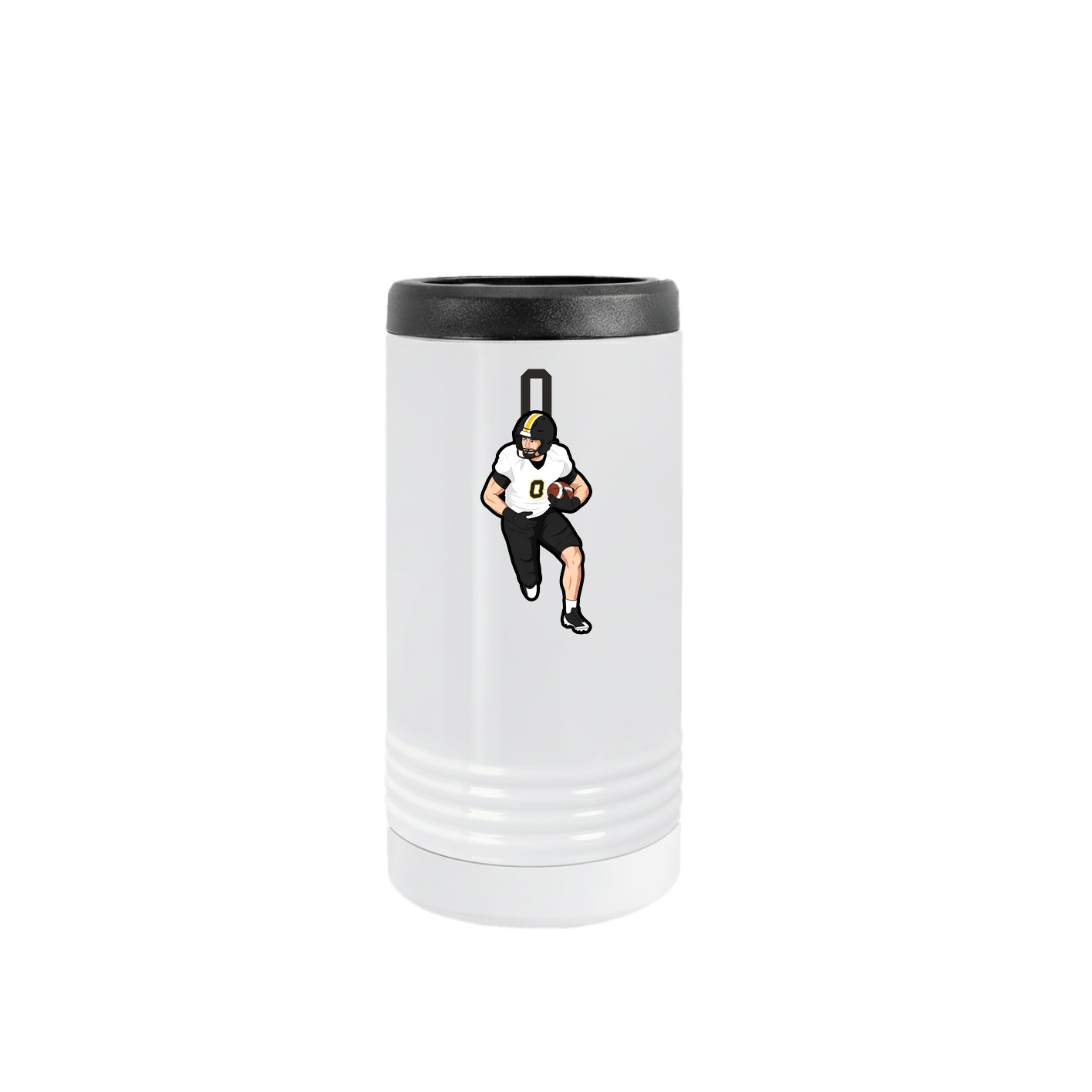Slim Beverage Holder — Number Top in White